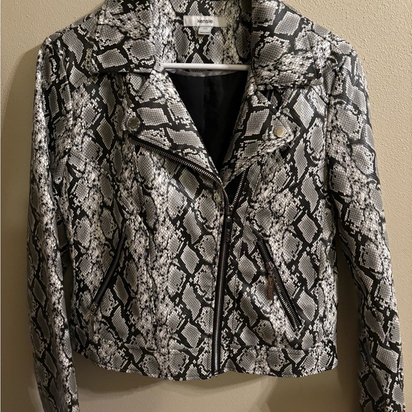 Kensie Python Snake Print Jacket (Crop) - size Medium - Picture 4 of 11